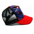 5-Panel Mesh High Crown Mesh Cap w/Custom LOGO